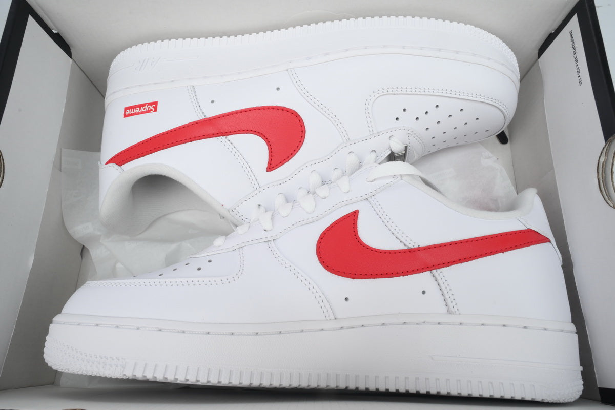 Supreme x Air Force 1 Low'Box Logo-Speed Red'Shanghai