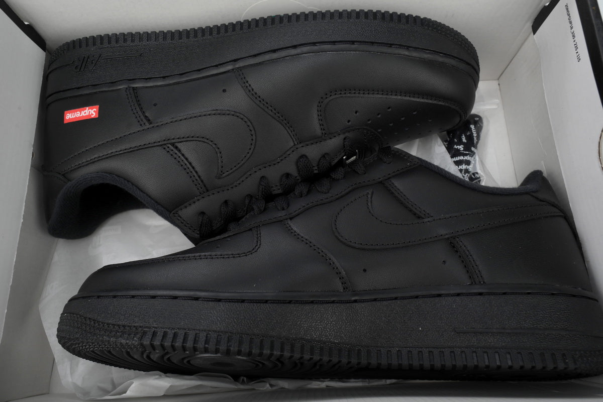 Supreme x Air Force 1 Low Black
