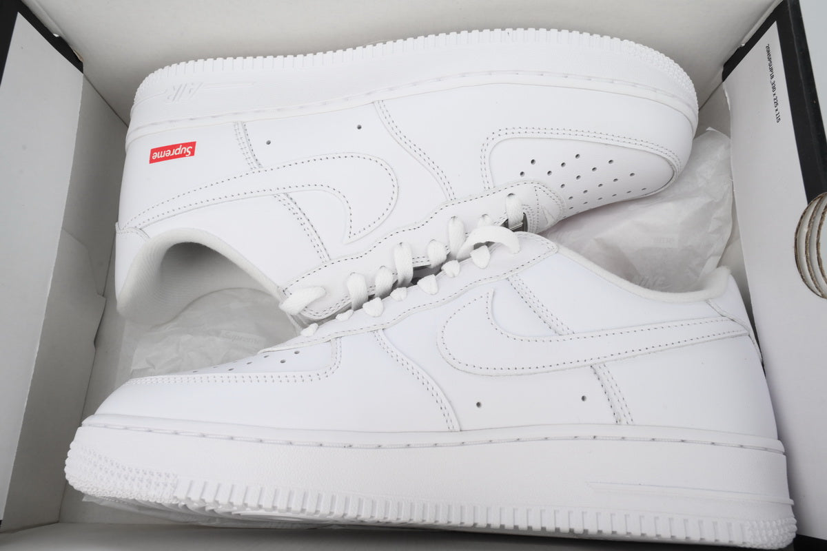 Supreme x Air Force 1 Low White