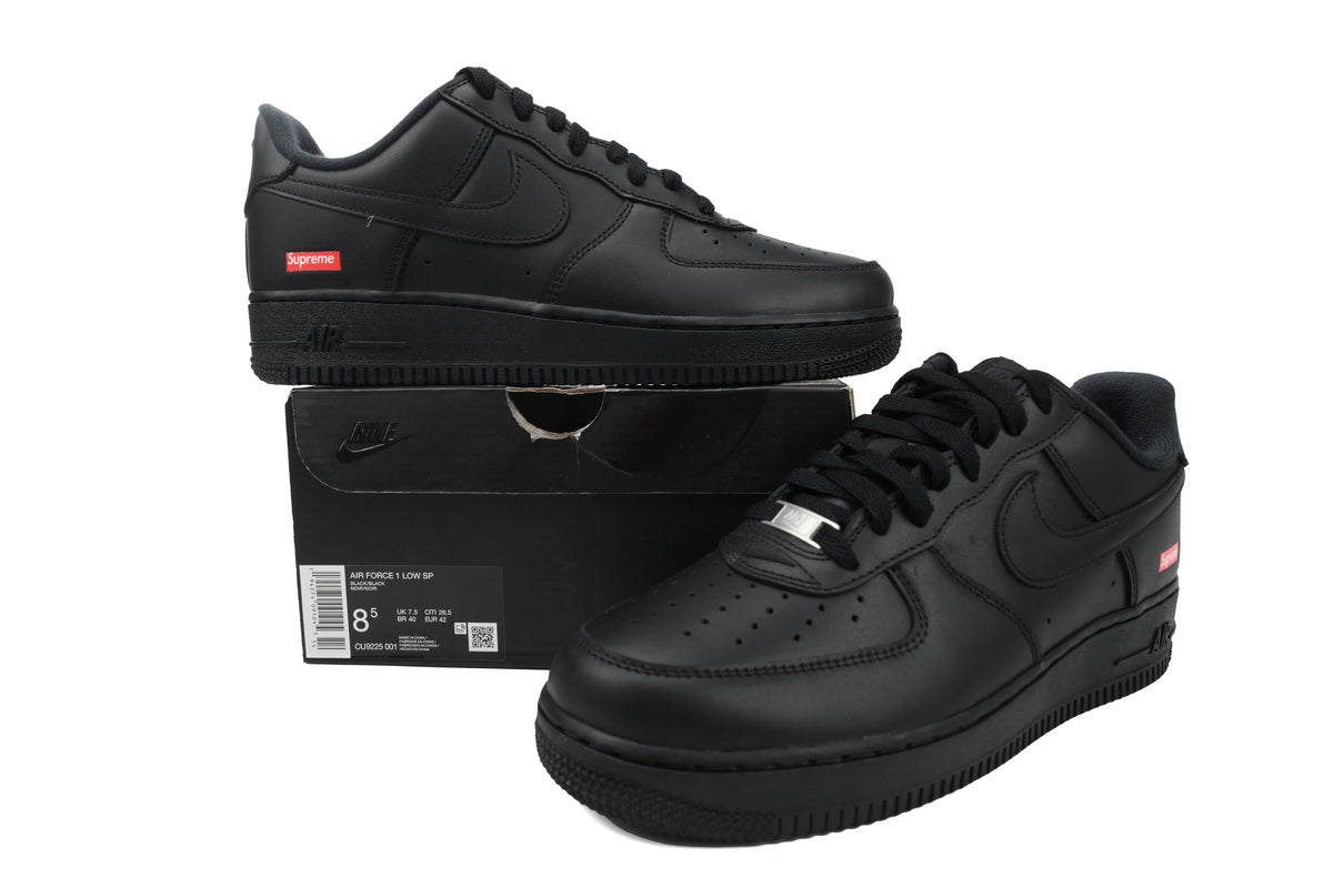 Supreme x Air Force 1 Low Black