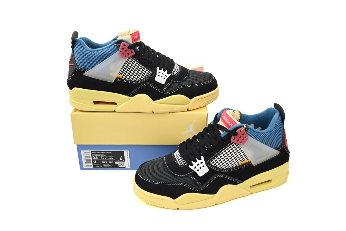 Union LA x Air Jordan 4 Retro SP Off Noir Black