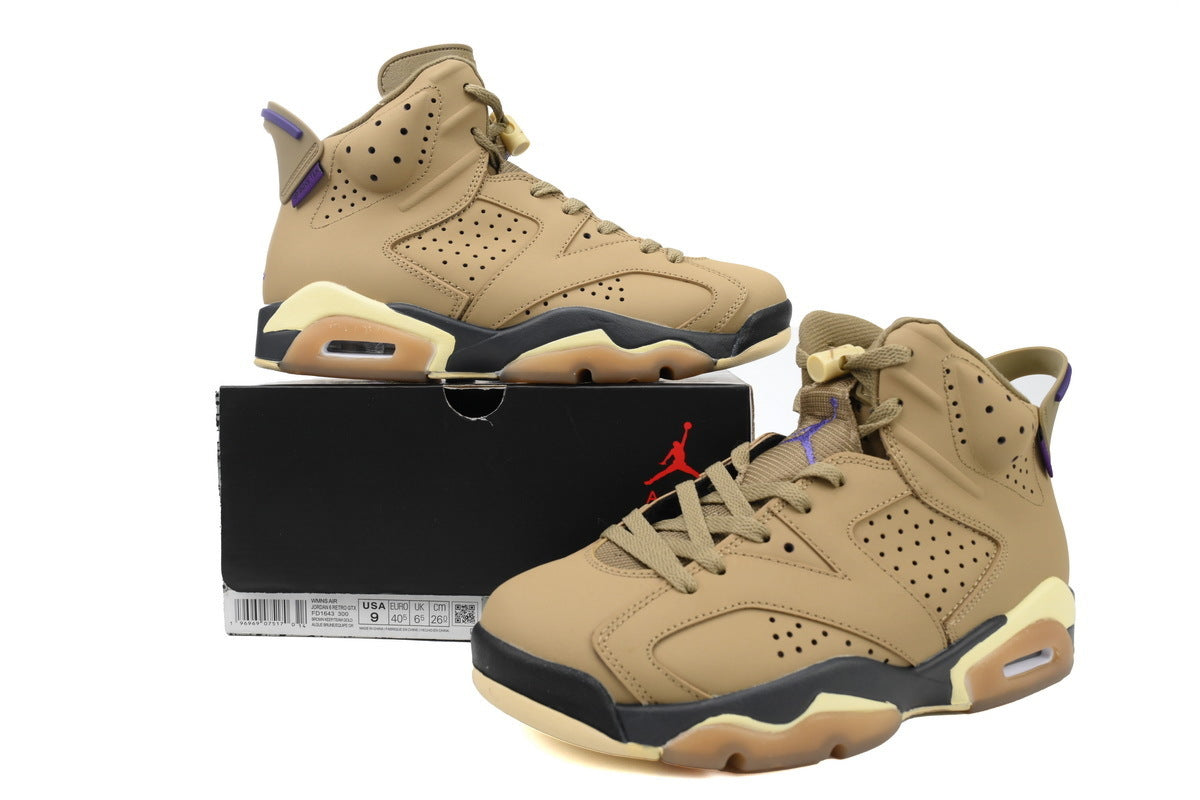 Air Jordan 6 Gore-Tex "Brown Kelp"